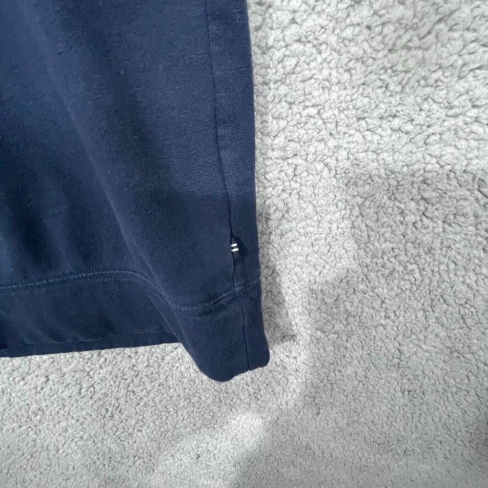 Nautica Sweater Womens Large Blue Quarter Zip Mock Neck Long Sleeve - Picture 13 of 16